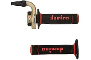 PRORACER Poignée Dominó de gaz rapide 1 4 pour accélérateur de moto aluminium et plastique (or MX avec poignées)