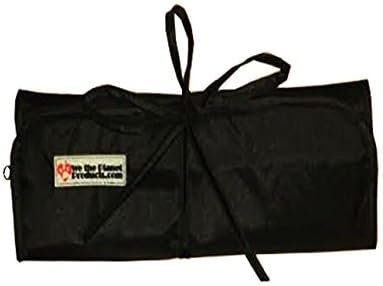 Travel Roll Up Bag for Jewelry, Toiletries &amp; Cosmetics With 6 Zippered Pockets for Storing, Organizing &amp; Protecting Valuables | Premium 210D/210T Nylon with Hanging Hook by We The Planet