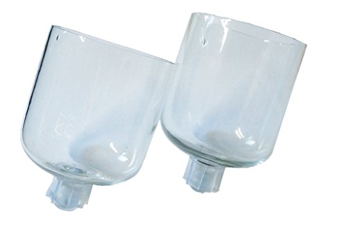 5er Set Glasaufsatz für Kerzenständer Windlicht Aufsatz - 3