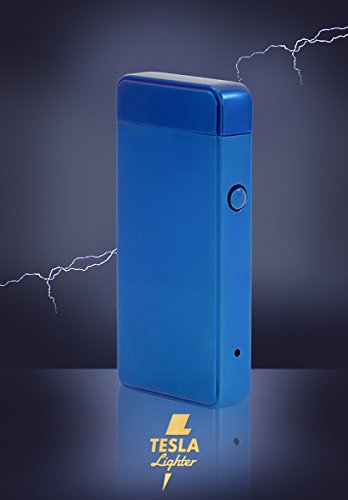 Tesla-Lighter T01 Lichtbogen Feuerzeug USB Feuerzeug Arc Lighter elektronisches Feuerzeug wiederaufladbar Blau - 3