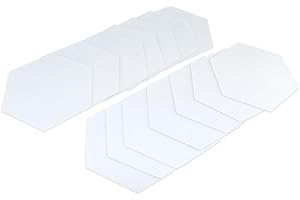 REACHMALL 22 adesivi trasparenti per tavola da surf fai da te, per tavola da surf, con presa trasparente