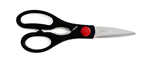 Quid 7444043 – Schere 21,5 cm C/Casc Kitchen Chef Quid, Schwarz, 25 x 9 x 1 cm