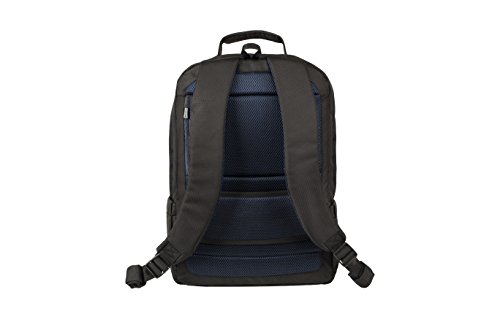 RIVACASE Notebook Rucksack bis 17 3    - Elegante Tasche mit Trolley Befestigung und zwei speziellen F  chern f  r Wasser - Schwarz