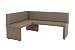 Produktbild Eckbank Taina REB, Kunstleder Latte, Gestell aus Holz  langer Schenkel rechts, 128 x168 x 84cm  Apollo
