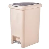 Puede ser utilizado para la basura, el reciclaje o el almacenamiento de artículos para el hogar.