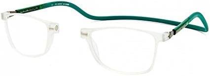 Reading glasses Slastik Camden 006 Folding glasses with flexible rod - Graduation: +2.0 - Color: Crystal