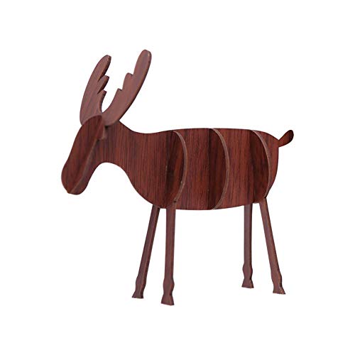 Preisvergleich Produktbild iStary 2018 Weihnachtsgeschenk Diy Wooden Elk Ornamente Weihnachtsdekoration Ornamente Weihnachtsgeschenke Christbaumschmuck Hängende Karten-Party-Umbau-dekorative Geschenke Kreatives