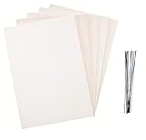 lampe sperrholz basteln Stärke 4 mm Hagspiel Laubsägeholz, 10 Stk. Sperrholz Pappel + 12 St. Laubsägeblätter, Sperrholzplatten, 4 mm A 4 (21 cm x 30 cm) gebleicht