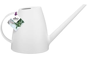 Elho Brussels konewka 33 - konewka do uprawy i zbiorów - Ø 33,0 x wys. 17,0 cm - biała/biała