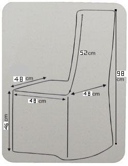 weiße Husse Auflage Hussen für Stuhl - 4