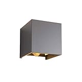 【Pemium-Qualität】 Diese dekorative Wandlampe besteht aus reinem Aluminium mit einer wasserdichten, matten Oberfläche. Schön und modern, ist es für jeden Wohnstil geeignet. Der LED-Treiber ist kurzschlussfest; Energieklasse A++, was 80% Energieeinsparung bedeutet.