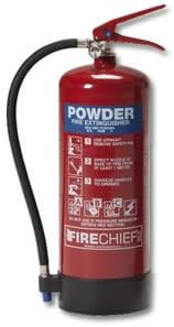 IVG Firechief Fire Extinguisher Refillable Dry Powder for Class A and B and C 6kg Ref IVGS6.0KG