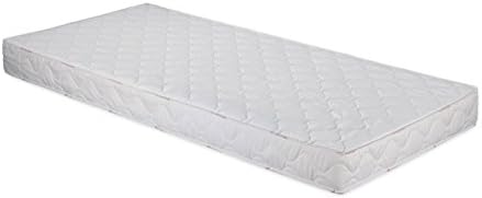 Badenia Bettcomfort 3887860159 Roll-Komfortmatratze, Trendline BT 100 H2 90 x 200 cm, wei&szlig;