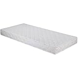 Badenia Bettcomfort 3887860159 Roll-Komfortmatratze, Trendline BT 100 H2 90 x 200 cm, wei&szlig;
