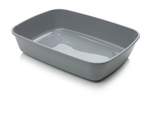Savic-Isis-Cat-Litter-Tray-50-cm-Cold-Grey