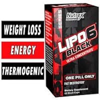 Nutrex Prompt Nutrition Lipo6 Black Ultra Concentrate Fat Destroyer - 60 Capsules with Importer Tag