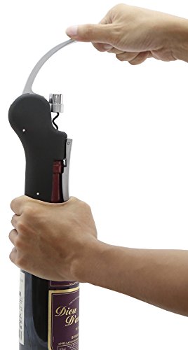 Innovee Korkenzieher Set -Der beste automatische Kaninchen-Stil Korkenzieher Mit,einem Belüfter-Dekanter, Folienschneider und Ersatz-Korkenzieher + Weinführer Ebook in einer schönen Geschenk-Box - 4