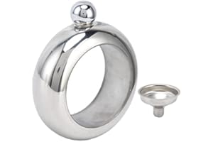 ACOUTO Pulsera Flask 100ml Acero Inoxidable para Vino y Licor, Regalo para Mujeres en Baile, Cumpleaños, Club Bar