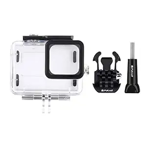 Honeytecs Camera Diving Housing Waterproof Housing Underwater 45 Meters Replacement for GoPro HERO9 Cameras