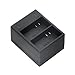 Price comparison product image Compact DUAL Battery Charger / TWIN Battery USB Charger for GoPro HD HERO 3 / 3+ Camera - Works with GoPro AHDBT-201 / AHDBT-301 Battery - AAA Products®