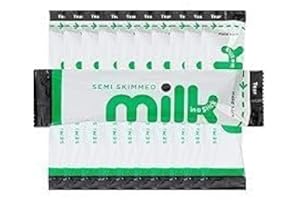 GENERIC Lakeland UHT Semi-Skimmed Milk Sticks – 10ml (Pack of 30) | Long-Life Portion-Controlled Milk Pods | Ideal for Tea, Coffee & Catering | Hygienic & Portable