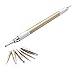 Born Pretty 6pcs/set Nail Art Dotting Pen Multi-size dotting head Nail Tool Water Marbling Tool