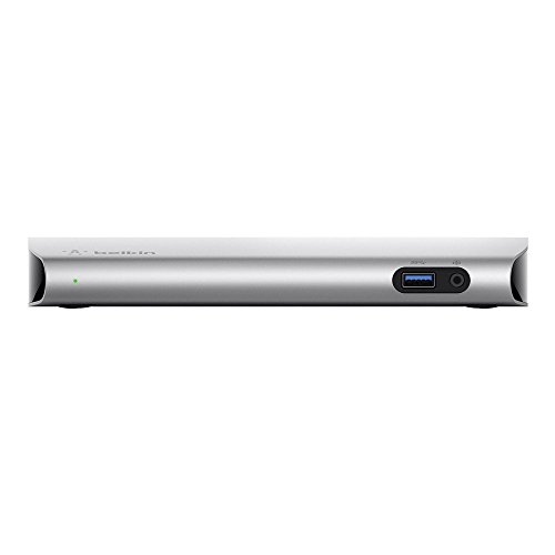 Belkin Thunderbolt 3 Express Docking Station (mit 1m Thunderbolt 3 Kabel, verbindet bis zu 8 Geräte, mehrere USB-C und USB Anschlüsse, kompatibel mit Mac – Aluminium) - 8