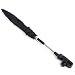 Stroller Umbrella Bicycle Wheelchair Pushchair Baby Umbrella holder Bracket Pram Swivel Connector Adjustable Length Angle Umbrella Stand Parasol UV Rays Rain Sun Canopy (Black)