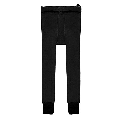 Eleery Winter Maternity Fleece Lined Cotton Step Foot Leggings Thick Pants Soft Stretch Adjustable