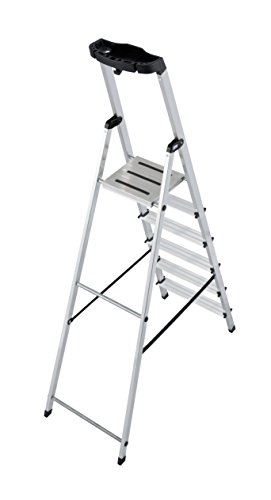 KRAUSE Stehleiter Safety, 1 Stück, 6 Stufen, 126344 - 2
