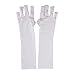 Sonline Pair Nail Art UV Gel Anti-ultraviolet Protection Open-toed Glove Beauty Cosmetic