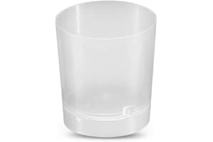 PARENCE.- Lot de 36 Verres à Shot 30ml Réutilisables – Gobelets en Plastique Rigide PP Sans BPA | Verres à Liqueur Transparent Résistants | Réutilisables
