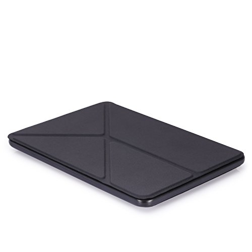 MoKo Kindle Paperwhite Hülle – Kunstleder Origami Ständer Schutzhülle Smart Cover mit Auto Sleep / Wake für Alle Kindle Paperwhite (2016 / 2015 / 2013 / 2012 Modell mit 6 Zoll Display), Schwarz - 6