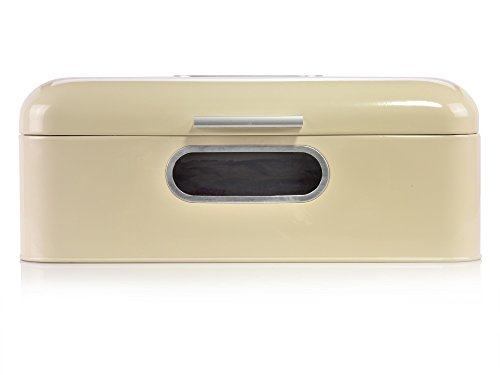 Bluespoon Brotkasten aus Metall | Einzigartiges Retro-Design | Dank der Sichtfenster sehen Sie schon von außen, was sich im Kasten befindet | Mit praktischen Gitter für eine optimale Luftzirkulation - 4