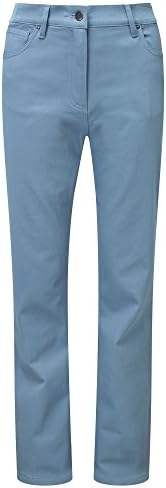 Cotton Traders Womens Ladies Magic Slim Boot Cut Jeans Pants 29" Leg Soft Blue 12