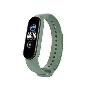 TechKing M5 Smart Band Watch Bracelet Wristband Fitness Tracker Blood Pressure Heart Rate Smartwatch-Green