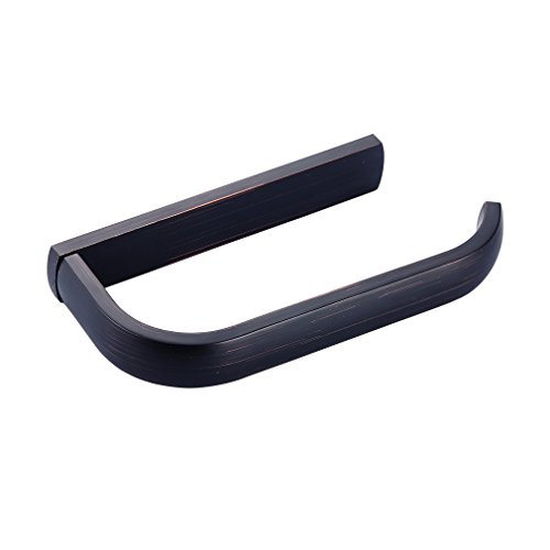 Auralum® Klopapier Halter Toilettenpapierhalter Klopapierhalter WC Rollenhalter Schwarz