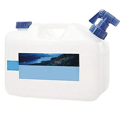 Fablcrew. Jerrican Alimentaire Camping avec Robinet 10L,Réservoir d'eau de Voiture de Seau Potable Portatif Bidon d'eau avec Robinet pour Le Voyage Extérieur ou Maison