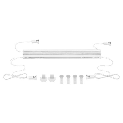 [neu.haus] Klemmfix Plissee (70 x 200 cm) (weiss) – Sonnen- und Lichtschutz – blickdicht (bohren entfällt) - 3