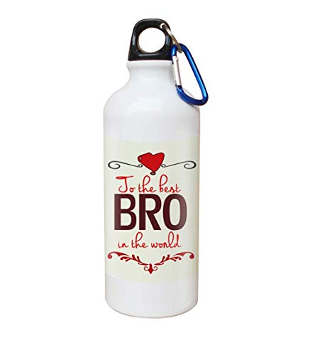 Sky Trends Aluminum Gift for Bro Printed Sipper, 1 Bottle(Multicolour)