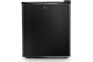Sirge FRIGO35L0D réfrigérateur 35 litres SILENT 0 dB Classe A + Mini-bar Réfrigérateur BLACK frigobar Frigo-Bar Noir mat [dimensions : 400 (L) x 425 (P) x 560 (H) mm] - Idéal pour hôtel