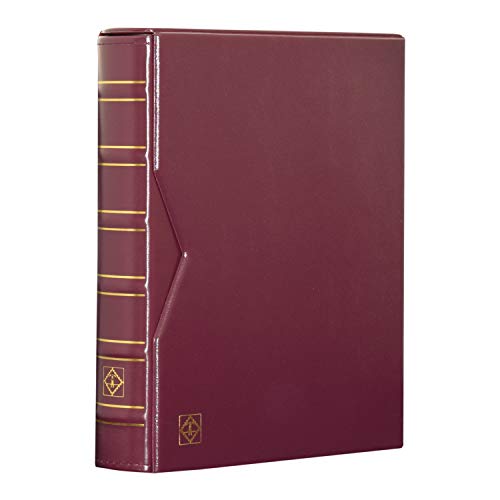 Preisvergleich Produktbild Leuchtturm 336281 Banknotenalbum Vario Classic / Inkl. Schutzkassette / Hochwertiger Ringbinder zum selber Gestalten / rot