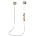 Price comparison product image Wireless Bluetooth Earbuds, Turkey Stereo Metal Magnet Sport V4.2 Earphones Noise Cancelling Built in Mic Headset Headphone for iPhone & Android Smartphones Laptop Etc (Gold)