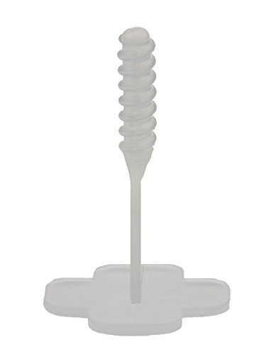 NIVIFIX Brunoplast Fliesen Nivelliersystem 250 Stück Standard Gewindelaschen, Stärke 1,7 mm für Fliesen 0 – 20 mm Stärke (Verlegehilfe, Verlegesystem, Fliesenverlegung, Fliesenverlegehilfe, Fliesenverlegesystem, Fliesennivelliersystem) - 2