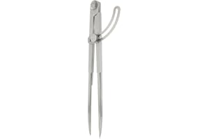 hedue, Compasso a Punte Fisse con Arco di Regolazione, in acciaio forgiato, 1 pezzi, B613