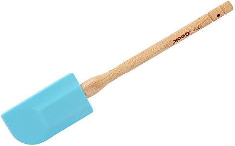 ProCook Silicone Wood Spatula Turquoise