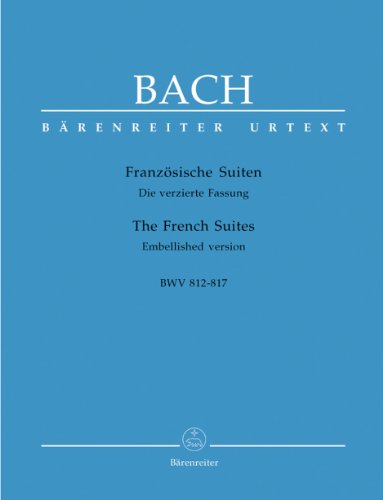 Suites françaises BWV 812-819 --- Piano livre