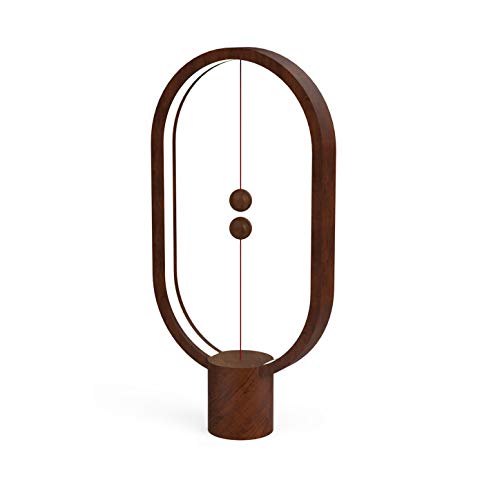 Allocacoc Heng Balance Lamp Dark Wood - Lampe LED Design USB