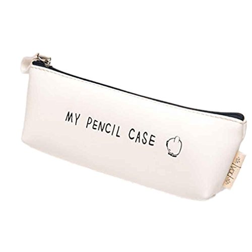 Preisvergleich Produktbild sunnymi Geschenk Wasserdicht Griffelmappe Mädchen Schwarz Weiß / Reißverschluss / Kosmetiktasche Geldbörse Schule Mit Stiften / Federmäppchen Reise / Kosmetiktüte Mäppchen Tüte Beutel Zipper Kulturbeutel Reißverschluss Make Up Bag (D)