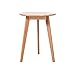 Produktbild Laptopständer DD Beistelltisch, Massivholz-Rundtisch, Besprechungstisch, Home Couchtisch, Snack-Tisch -Werkbank (Farbe : Holzfarbe, größe : 50cm)